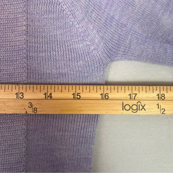 Lululemon Sit In Lotus Sweater Merino Wool Womens Small Heathered Lilac Tunic - Picture 11 of 13